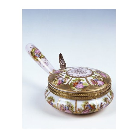 CONTAINER WITH OLD PORCELAIN HANDLE VIENNA (1775-1777)