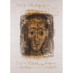 PICASSO Pablo RUIZ (1881-1973) CATALANA/ESPAÑOLA ' Alex Moguy Galerie de l´Elysée' 1962