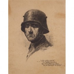 CATTFIGATB W. --GERMAN-- 'German soldier' XIXth - XXth century