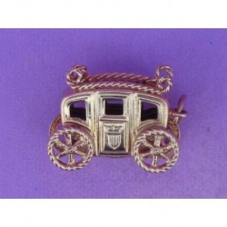 PENDANT WITH MOVEMENT OF RED GOLD CARRIAGE 750mm.