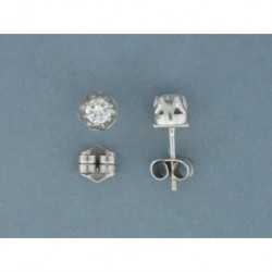 EARCLIPS IN WHITE GOLD 750mm BRILLIANT CUT DIAMONDS (2) 0.50 ct