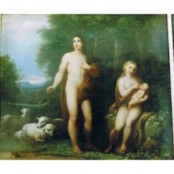 DÄHLING Heinrich Anton (1773-1850) --GERMAN-- Adam and Eva, man and woman""