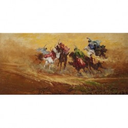 PERONA Vicente (1885-1957) (ORIENTALIST) --ARGENTINIAN-- Arab riders in fight""