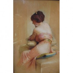 BOUY Gastón (1866 - +) --FRENCH-- 'Back of lady'