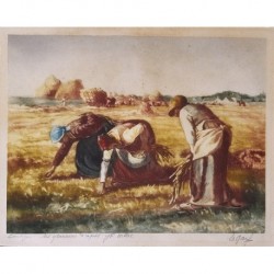 LEGARD MILLET FACTORY (XIXth CENTURY) --FRENCH-- Harvesters""