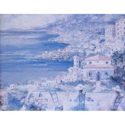 LAFORET Auguste (1881-1970) --FRENCH SCHOOL-- Côte Azur I""