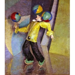 *CLIMENT Enrique (1897-1980) --SPANISH-- The tightrope walker clown""