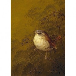 MORICZ Karl Ivan (1941 - ) (ANIMALIST) --HUNGARIAN / ARGENTINIAN-- Patagonian bird II""