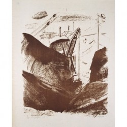 KUHN Rudolf (1905-1999) (INDUSTRIALIST) --GERMAN-- Excavation'"