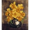 SICCARD REDL Josephine (1878-1938) --AUSTRIACA-- 'Jarrón con flores amarilla'
