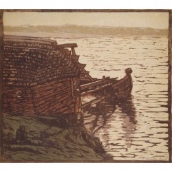 SICCARD REDL Josephine (1878-1938) --AUSTRIAN-- The jetty""