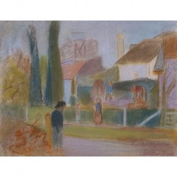 FRIESZ Émile-Othon (Le Havre 1879-1949 Paris) (BAROQUE FOVISM) --FRENCH-- Urban landscape II""