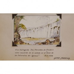 SOEDING Gerd (1/3 XXth CENTURY) (INFRAREALISM) --GERMAN/ARGENTINIAN-- Cataracts of Iguazú""
