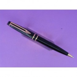 FIAT BALLPOINT PEN IN BLACK PASTE AND PLATED GOLD 750mm.