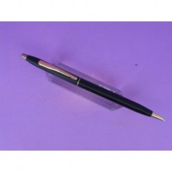 BALLPOINT PEN BLACK AND PLATED GOLD