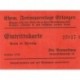TICKET OF ADMISSION Nº 23817 FOR A THEATER BOX SEAT